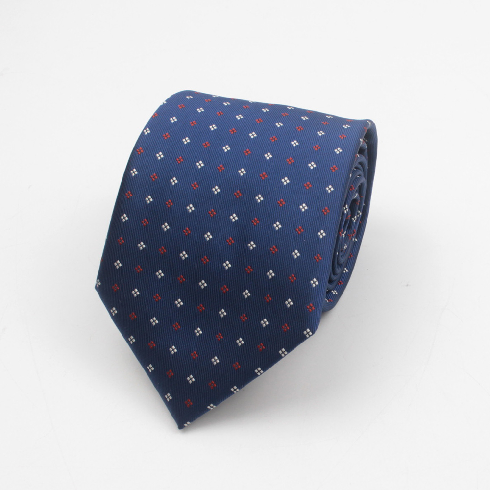 Men's Tie 8cm Stripe Dot Neckt - огляд і ціна Men Formal Wear Red