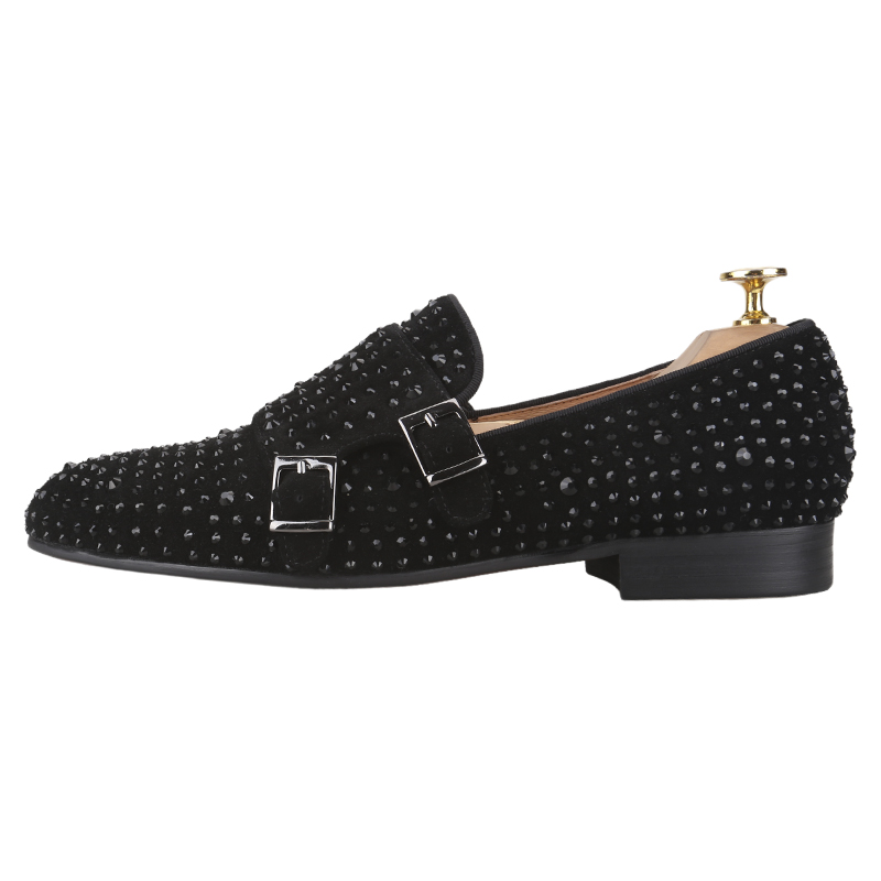 Piergitar New Black Suede Men  - огляд і ціна Men'S Formal Party Wear Shoes