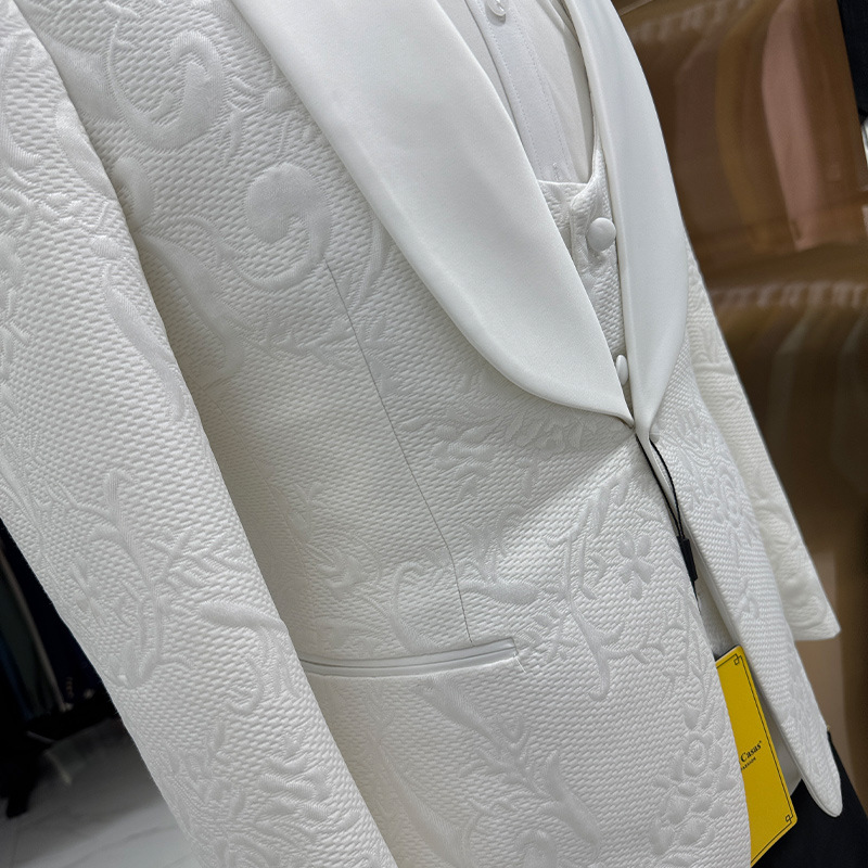 Men Wedding Suit White 3 Piece - огляд і ціна Men Formal Wear For Wedding