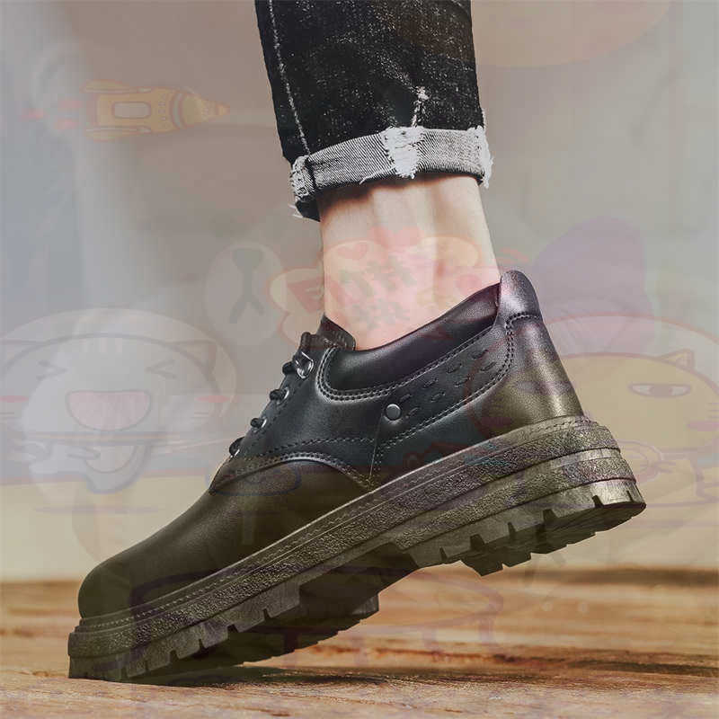 Dark Natural Leather Fashion T - огляд і ціна Men'S Gents Formal Wear