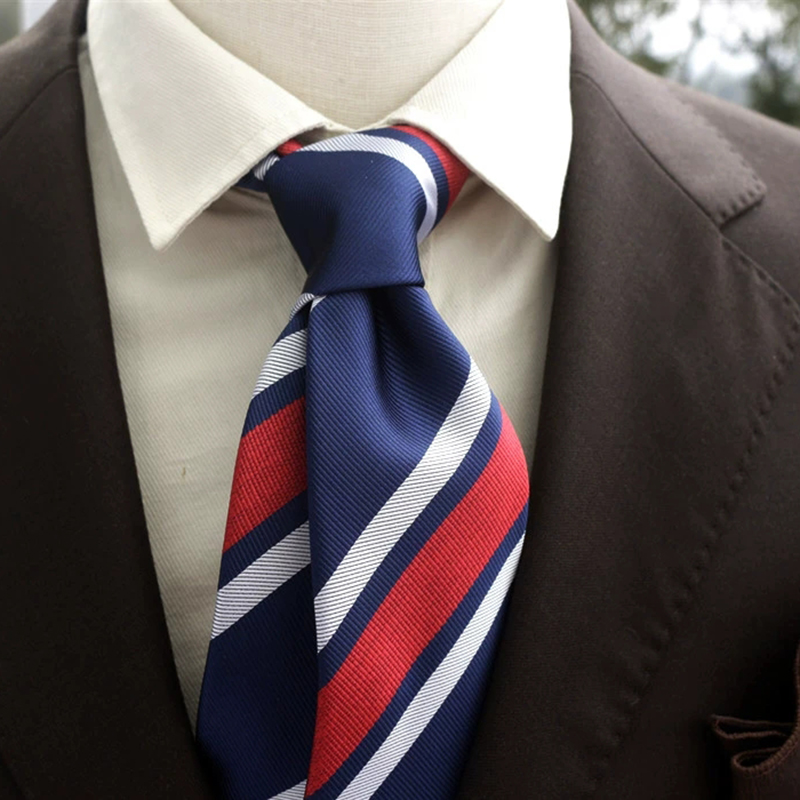 New Trendy Navy Brown Neckties - огляд і ціна Men Formal Wear Brown