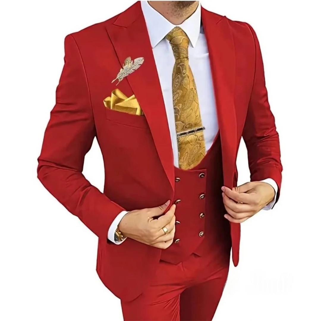 3 Piece Slim Fit Men's Suits D - огляд і ціна Men'S Formal Wear Not Suit