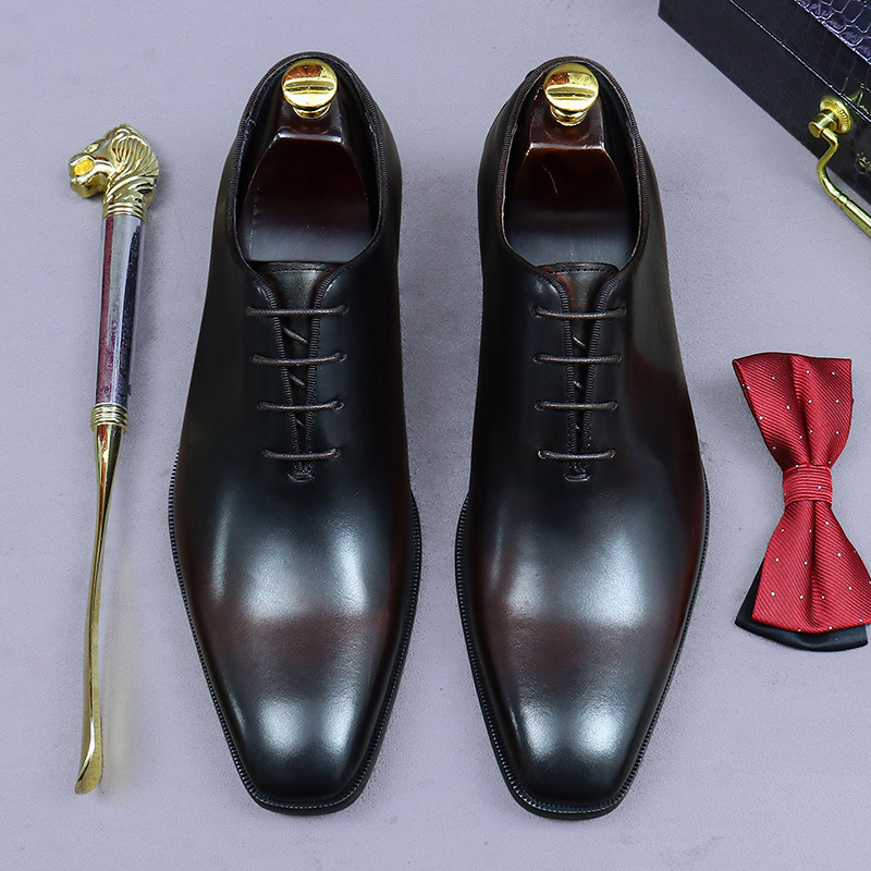 Designer Genuine Leather Mens  - огляд і ціна Men Formal Wear Brown
